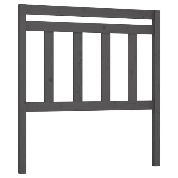 Graues Kiefer Massivholz Kopfteil 106cm