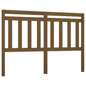 Honigbraunes Kopfteil 126 cm Kiefer Massivholz