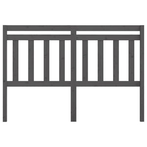 Graues Kiefer Massivholz Kopfteil 146cm
