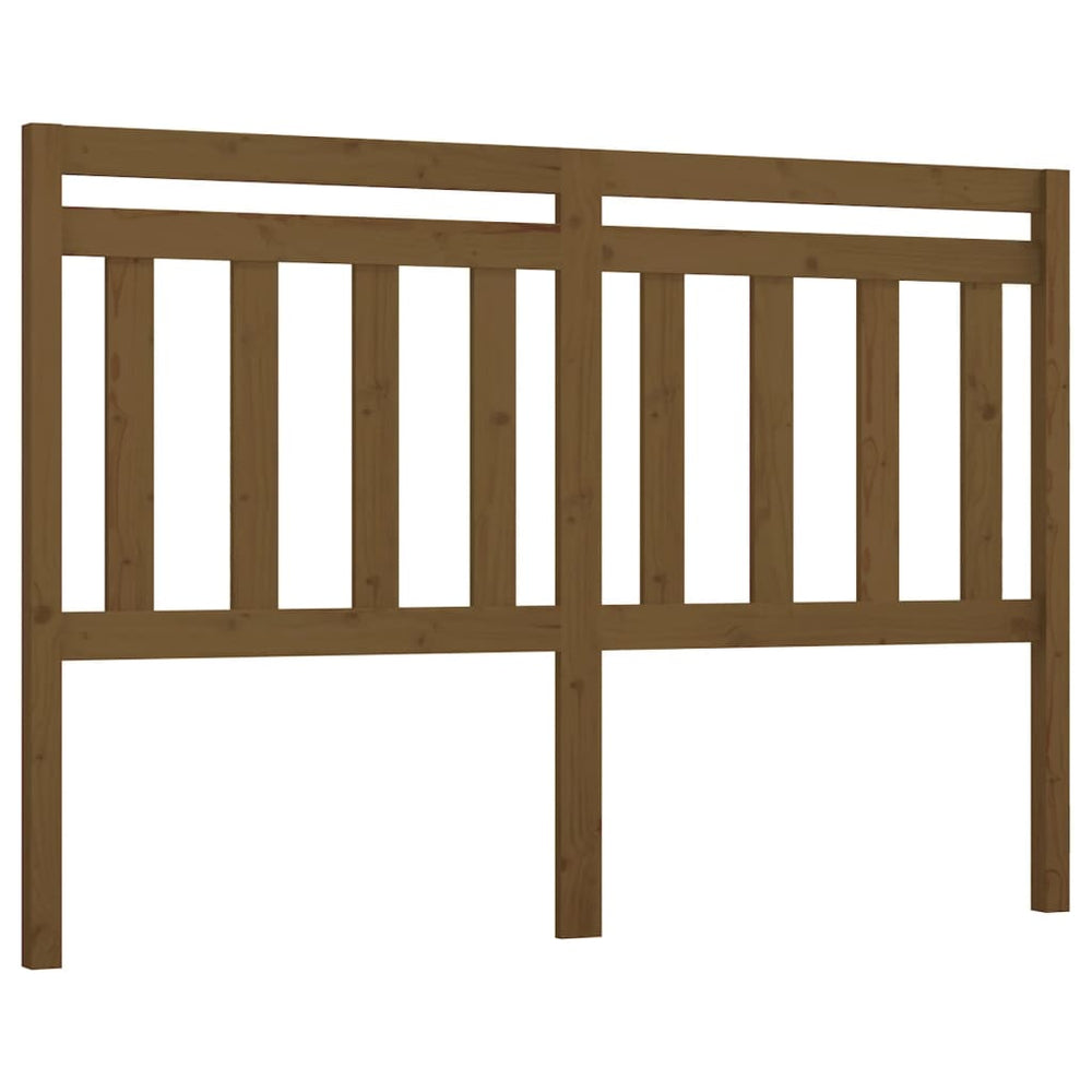 Honigbraunes Kopfteil 166 cm Kiefer Massivholz