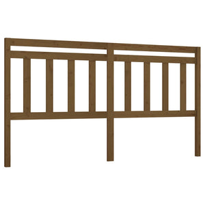 Honigbraunes Kiefer Massivholz Kopfteil 206cm