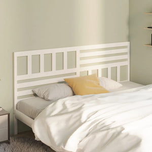 Weißes Kiefer Massivholz Kopfteil 206cm