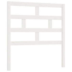 Weißes Kopfteil 96cm Kiefer Massivholz