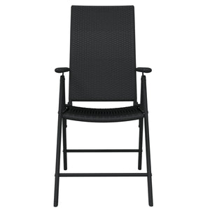 5-tlg. Garten-Essgruppe Schwarz