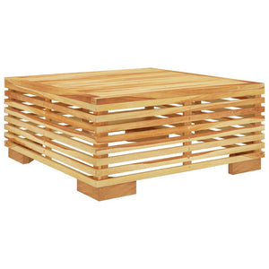 10-tlg. Garten-Lounge-Set mit Kissen Massivholz Teak