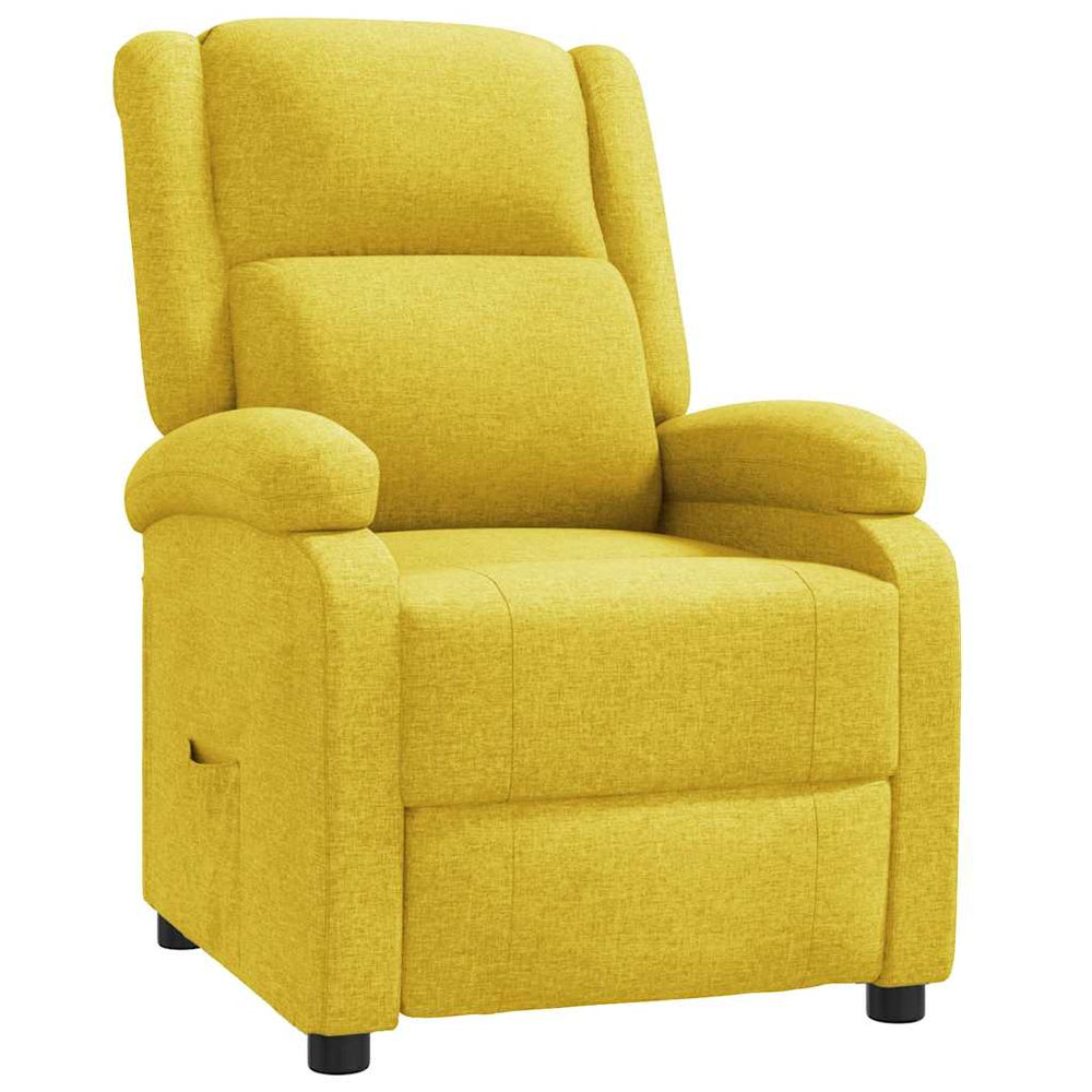 Gelber Relaxsessel Stoff