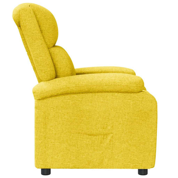 Gelber Relaxsessel Stoff