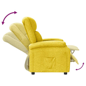 Gelber Relaxsessel Stoff
