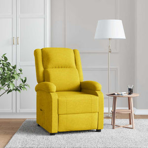 Gelber Relaxsessel Stoff