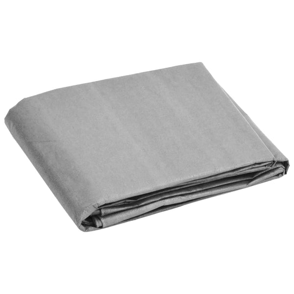 vidaXL Tarp 180 g/m² 6x8 m Grey HDPE