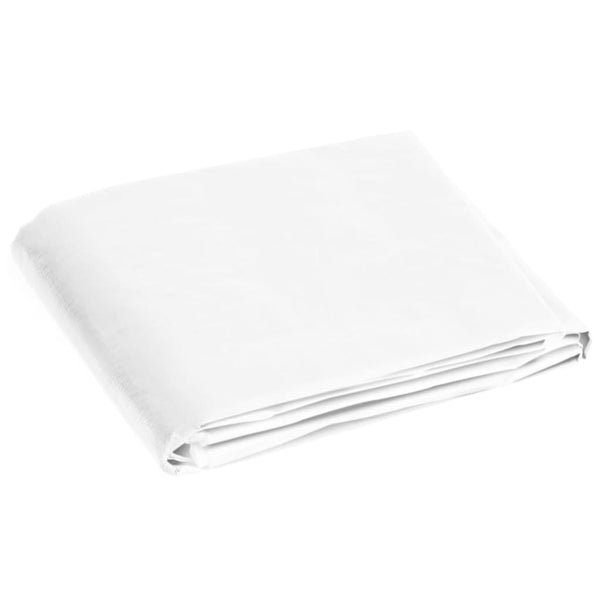 vidaXL Tarpaulin 180 g/m² 2x3 m White HDPE