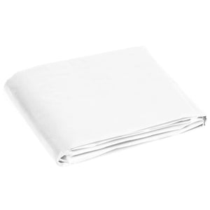 vidaXL Tarpaulin 180 g/m² 6x6 m White HDPE