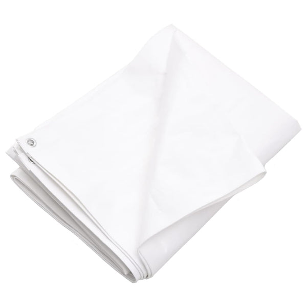 vidaXL Tarp 260 g/m² 3x3 m White HDPE