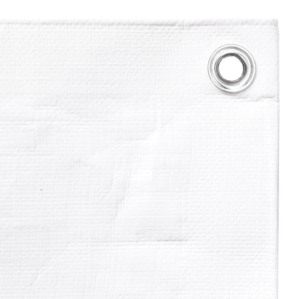 vidaXL Tarp 260 g/m² 3x3 m White HDPE
