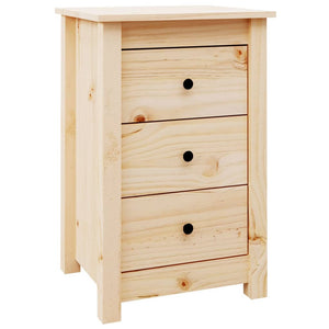 Nachttische Kiefer Massivholz, 2er Set