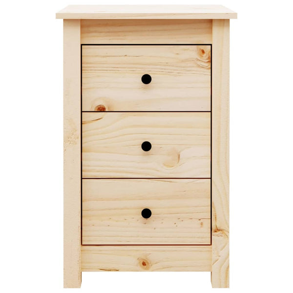 Nachttische Kiefer Massivholz, 2er Set