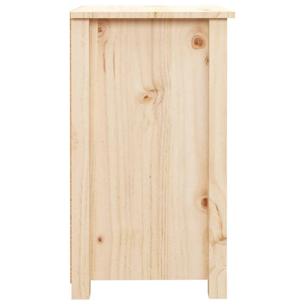 Nachttische Kiefer Massivholz, 2er Set