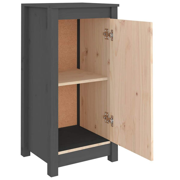 Graue Kiefer Sideboards, 2er Set