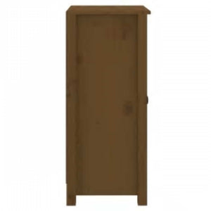 Sideboard Honigbraun Kiefer Massivholz 39x80 cm