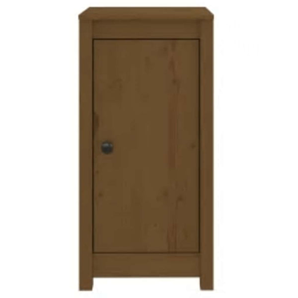 Sideboard Honigbraun Kiefer Massivholz 39x80 cm