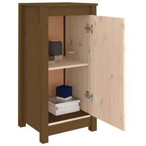 Honigbraune Kiefer Sideboards, 2er Set