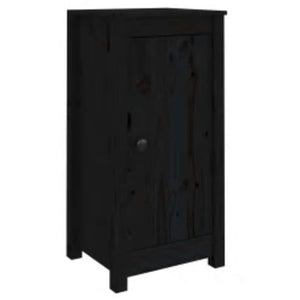 Schwarze Kiefer Sideboards, 2er-Set