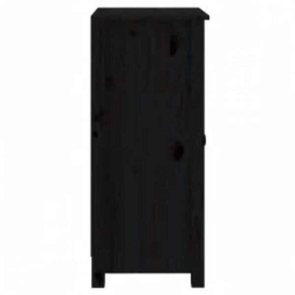 Schwarze Kiefer Sideboards, 2er-Set