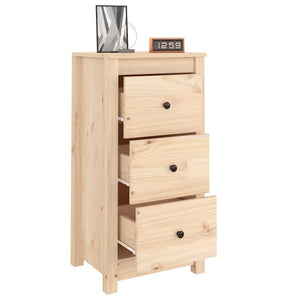 Massivholz Sideboards Kiefer 40x35x80cm, 2er Set