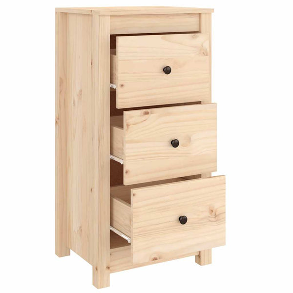 Massivholz Sideboards Kiefer 40x35x80cm, 2er Set