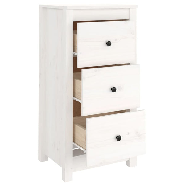 Weiße Kiefer Sideboards, 2er Set