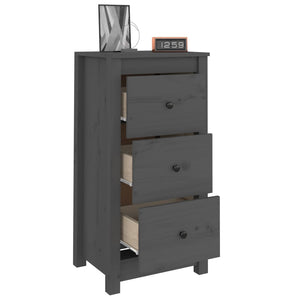 Graue Kiefer Sideboards, 2er-Set