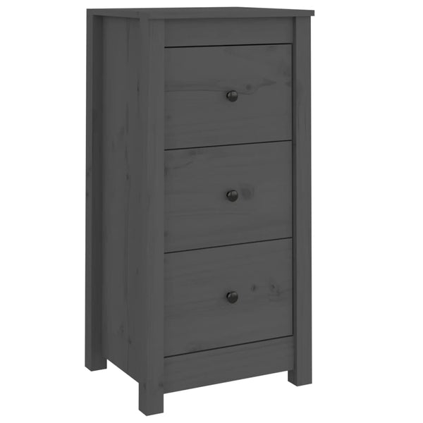 Graue Kiefer Sideboards, 2er-Set