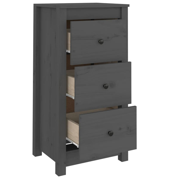 Graue Kiefer Sideboards, 2er-Set