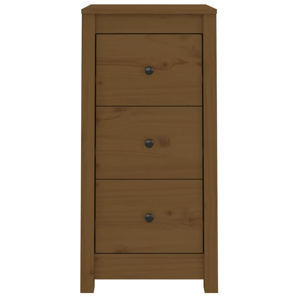 Honigbraune Kiefer Sideboards, 2er Set