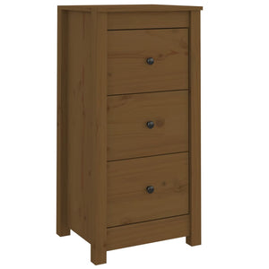 Honigbraune Kiefer Sideboards, 2er Set
