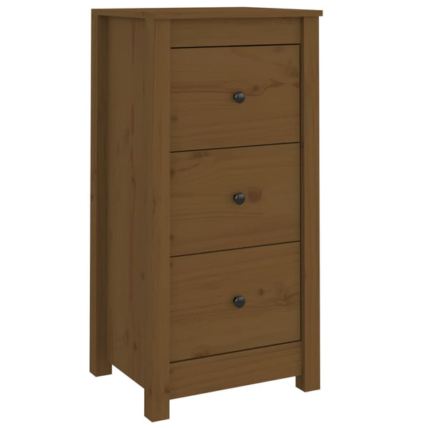 Honigbraune Kiefer Sideboards, 2er Set