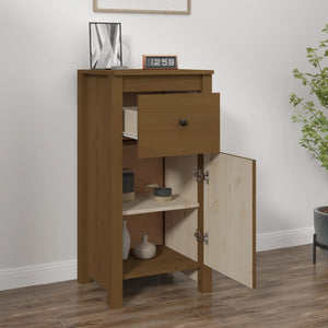 Honigbraunes Kiefer Sideboard 40x80 cm