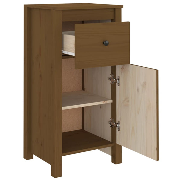 Honigbraunes Kiefer Sideboard 40x80 cm
