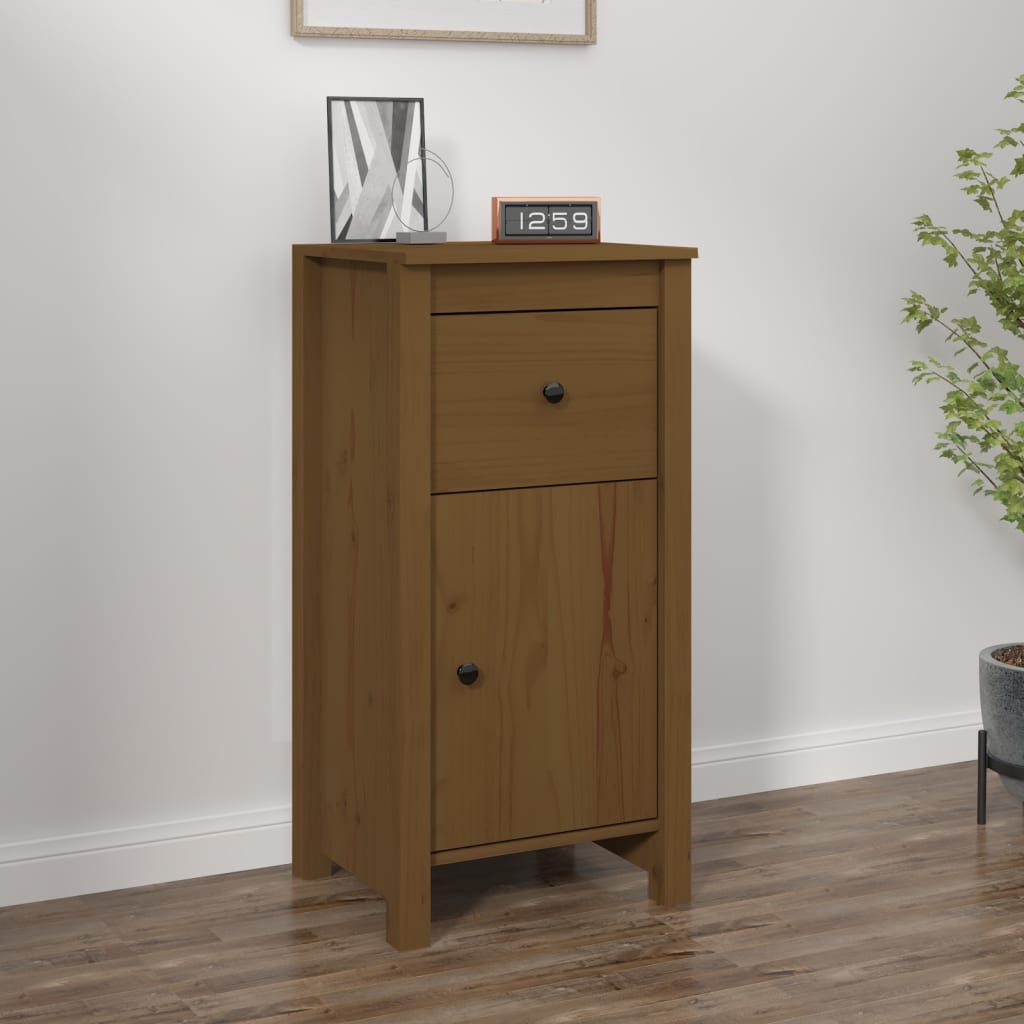 Honigbraunes Kiefer Sideboard 40x80 cm