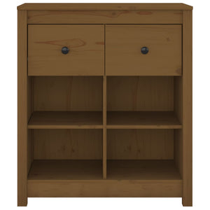 Honigbraunes Sideboard 70x35x80cm Kiefer Massivholz