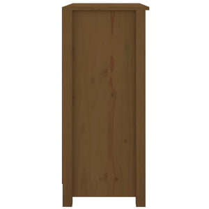 Honigbraunes Sideboard 70x35x80cm Kiefer Massivholz
