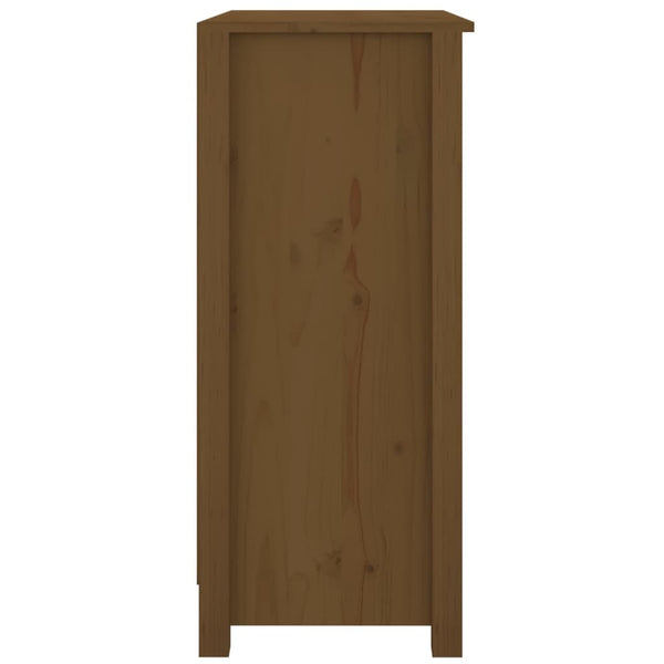 Honigbraunes Sideboard 70x35x80cm Kiefer Massivholz
