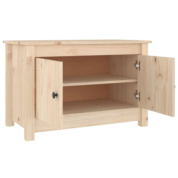 Massivholz Schuhschrank Kiefer 70cm