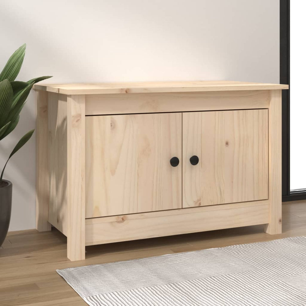 Massivholz Schuhschrank Kiefer 70cm