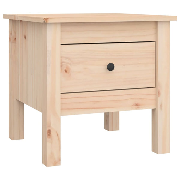 Beistelltische 2er Set Kiefer Massivholz 40x40 cm
