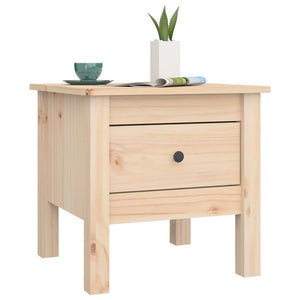 Beistelltische 2er Set Kiefer Massivholz 40x40 cm