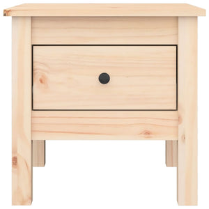 Beistelltische 2er Set Kiefer Massivholz 40x40 cm