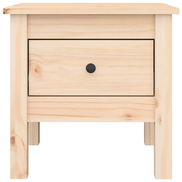 Beistelltische 2er Set Kiefer Massivholz 40x40 cm