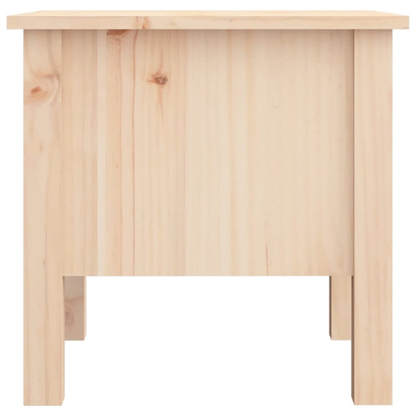 Beistelltische 2er Set Kiefer Massivholz 40x40 cm