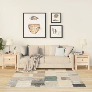 Beistelltische 2er Set Kiefer Massivholz 40x40 cm